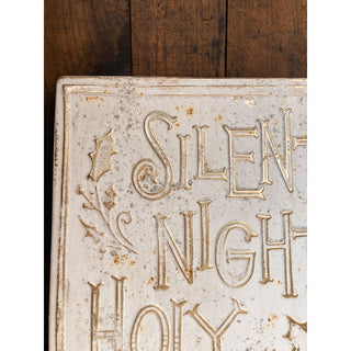 Silent Night, Holy Night Christmas Sign