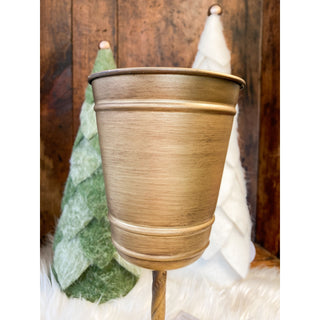 Ragon House Gold Bell Pillar Candle Stand – 11.5"