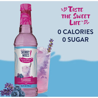 Sugar Free Blueberry Lavender Syrup | Jordan’s Skinny Mixes