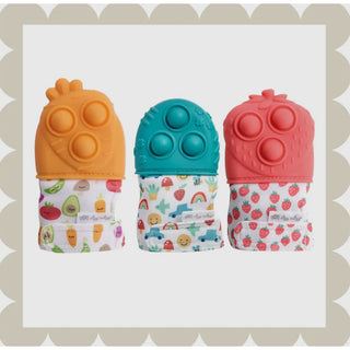 Itzy Mitt Pop™ Silicone Teething Mitts | Four Varieties | Itzy Ritzy