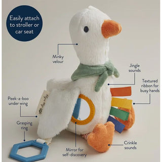 Bitzy Traveler™ | Goose | Sensory Development Toy | Itzy Ritzy