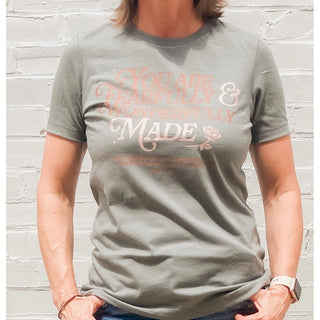 You Are Fearfully And Wonderfully Made | Graphic Tee | KT-122