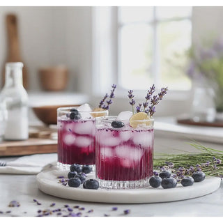 Sugar Free Blueberry Lavender Syrup | Jordan’s Skinny Mixes