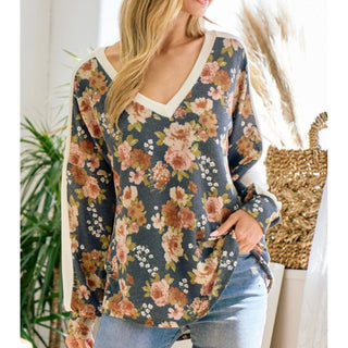 “Call Me Baby” Floral Sweatshirt | Lovely Melody | LO-02