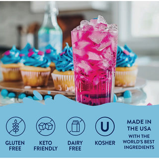 Sugar Free Unicorn Dreams Syrup | Sweet & Sour Blue Raspberry Frosting | Jordan’s Skinny Mixes