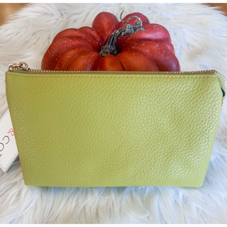 Riley Faux Leather 3 Compartment Crossbody/Wristlet