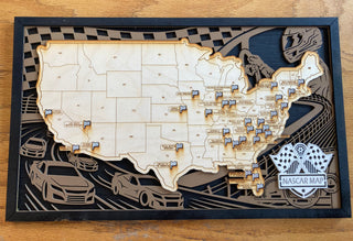 Nascar Race Track Tracker Map