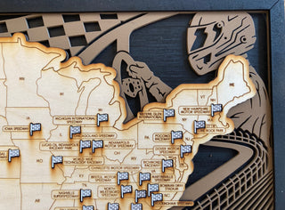 Nascar Race Track Tracker Map