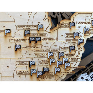 Nascar Race Track Tracker Map