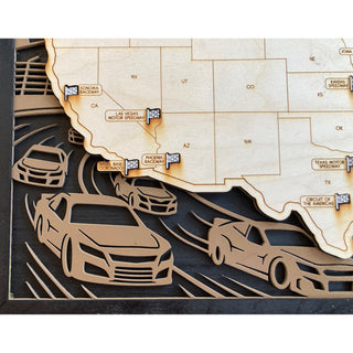 Nascar Race Track Tracker Map