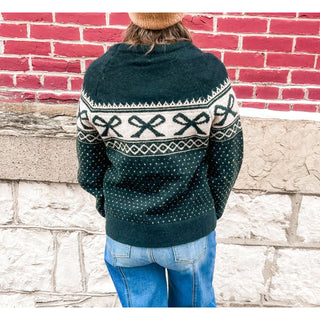 Holiday Bow Sweater | BI-33