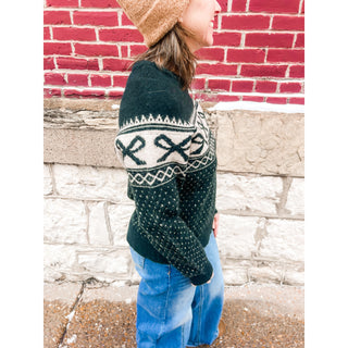 Holiday Bow Sweater | BI-33