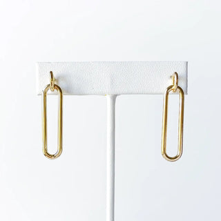 Paper Clip Earrings J-162