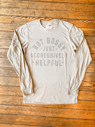 Not Bossy Graphic Long Sleeve