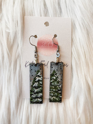Wooden Christmas Earring’s