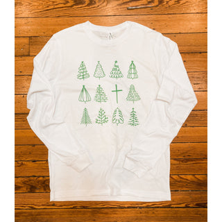 Christmas Tree Long Sleeve Graphic