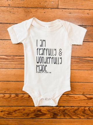 I Am Fearfully & Wonderfully Made Kids Graphic