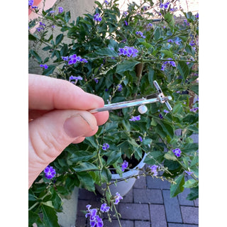 Mom’s Blessing Cross Cuff Bracelet – Antique Hammered Silver