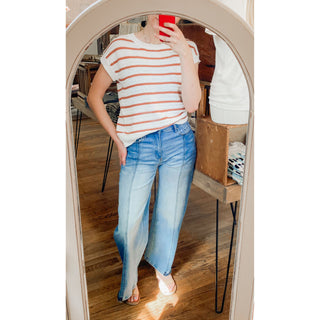 Striped Sweater Top | BC-37