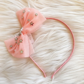 Boutique Starry Gem Bow Headband