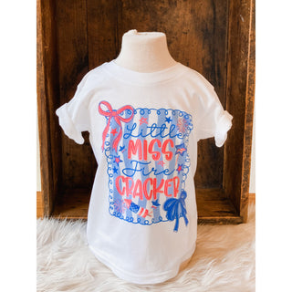 Little Miss Firecracker | Girl’s Graphic Tee | KT-325
