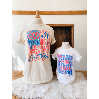 God Shed His Grace for Thee | Graphic Tee | KT-324