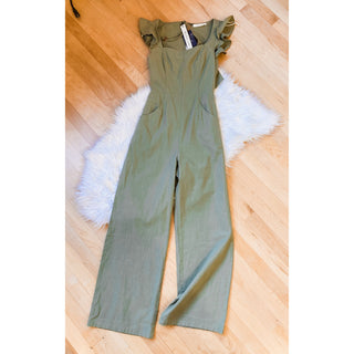 Cut Back Detail Jumpsuit MS-03