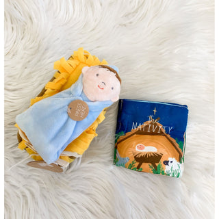 Nativity Plush with Book