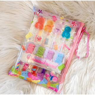 Gel Pen Set - Gummy Bears with Carrying Case