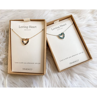 Loving Heart Necklace Demdaco, “Love is Wherever You Go”