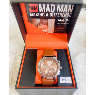 Mad Man Men's Watch  (Making a Difference)