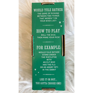 Would Yule Rather Christmas Dice Set