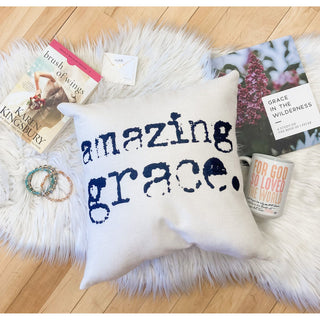 Amazing grace pillow