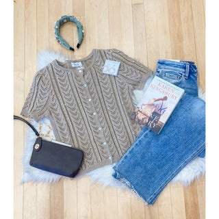 Pearl Knit Cardigan BI-30