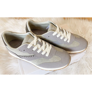 Blowfish Malibu | Pebble Grey Suede Valley Sneaker