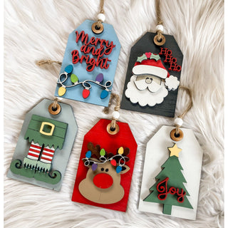 Wooden Gift Tag Ornaments|  | KT-137