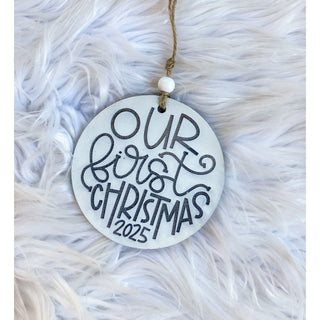 2025 Round Wooden Ornaments| KT-154