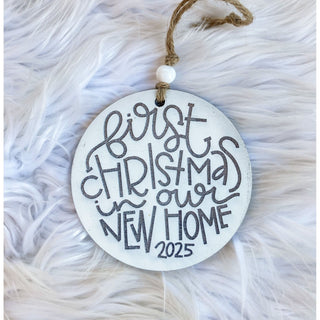 2025 Round Wooden Ornaments| KT-154