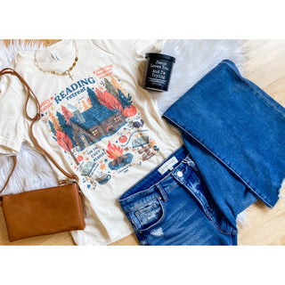 Cozy Cabin Reading Retreat | Graphic Tee | KT-163