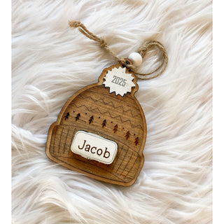 Handmade Custom Wood Ornaments | Laser Engraved in St. Charles, MO | KT-188