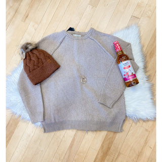 Cozy Chenille Raglan Sweater | ZN-39