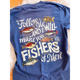 Fishers of Men | Matthew 4:19 | Graphic Tee | KT-396