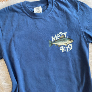 Fishers of Men | Matthew 4:19 | Graphic Tee | KT-396
