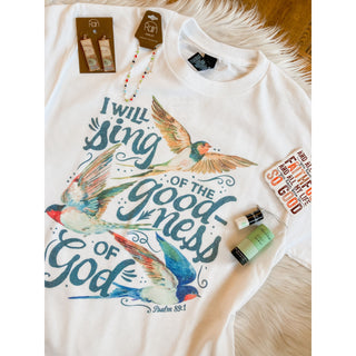 I Will Sing of the Goodness of God | Psalm 89:1 | Graphic Tee | KT-394