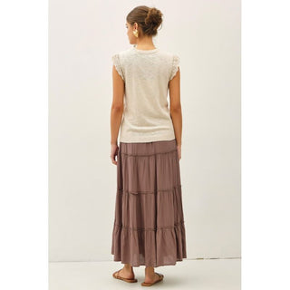 Tiered Maxi Skirt | BC-36