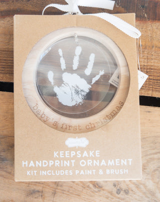 Mudpie Baby's First Handprint Ornament