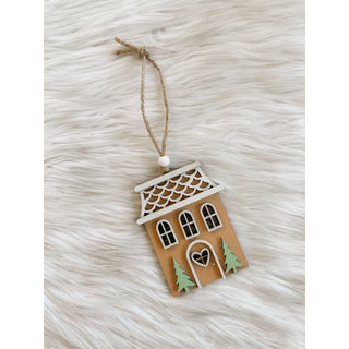 Gingerbread Christmas Ornaments | House, Man, and Woman | KT-356