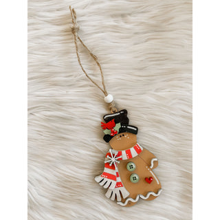 Gingerbread Christmas Ornaments | House, Man, and Woman | KT-356