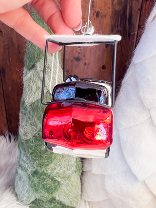Christmas on the Green Golf Cart Ornament