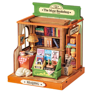 The Muse Bookshop Rolife DIY MINI House Crafts Puzzles